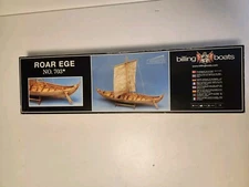 Vintage Billing Boats Roar Ege 703 Danish Viking  1:25 wooden model boat kit New