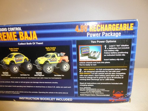 NEW BRIGHT 1999 VW BEETLE EXTREME BAJA RC MODEL #2022/36 BRAND NEW SEALED - Picture 10 of 11