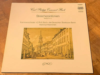 C.P.E. Bach String Symphonies HARTMUT HAENCHEN ORIG ETERNA LP 725081 NM Like New