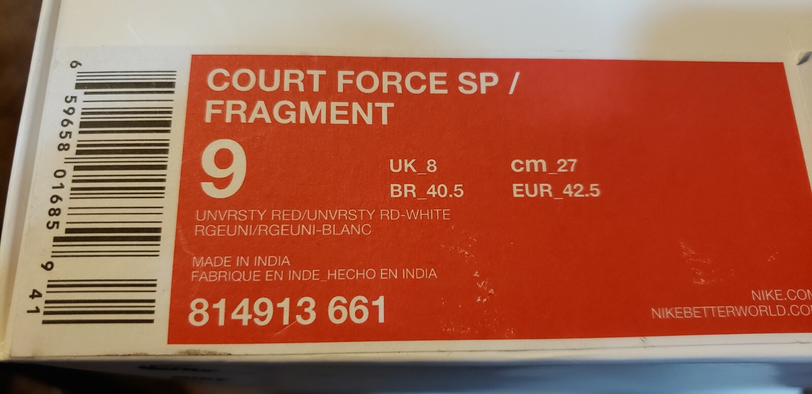 Nike court Force sp fragment