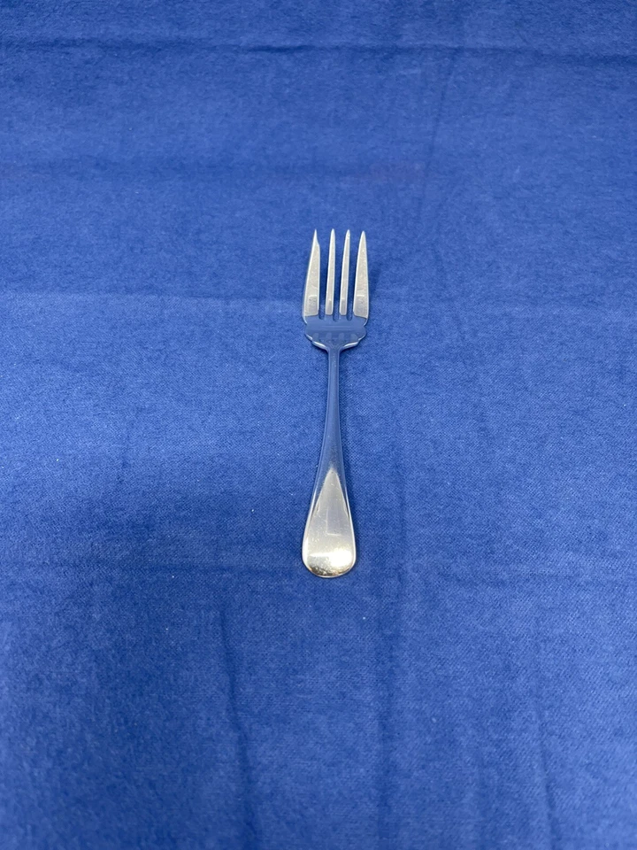 BIRKS STERLING ANTIGUO INGLÉS ENSALADA/TENEDOR DE POSTRE SIN MONO Foto 3 de 4