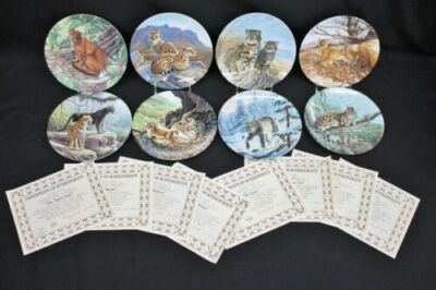 Great Cats of the Americas Plates (Full set of 8)