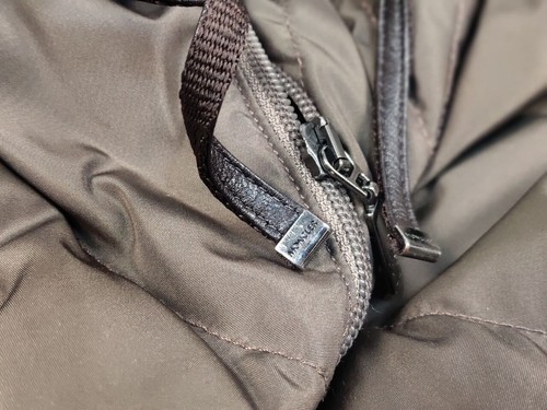 Vintage Moncler Down Puffer quality Brown Women's Jacket - Picture 21 of 24