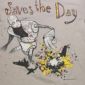 T-shirt Concert Saves The Day - Noir, Coton, Taille XL, Style Unisex Pour Fans De Rock