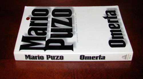 Omerta Mario Puzo ARC Uncorrected Proof Advance Reader Copy Final Godfather Tril - Picture 6 of 7