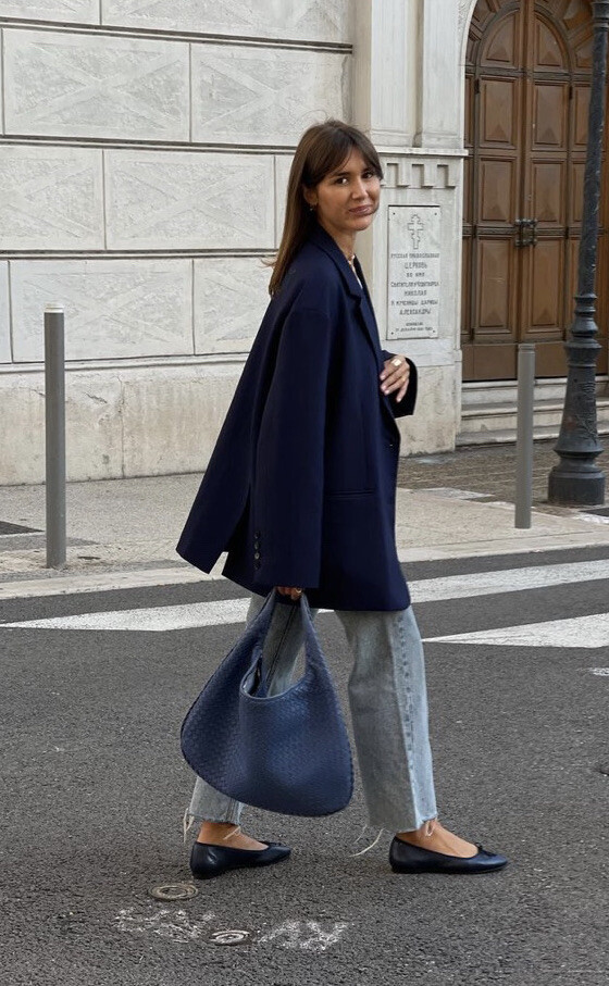 NWOT MM6 MAISON MARGIELA Coat Jacket Wool Blend Navy Blue M NWOT MM6 MAISON MARGIELA Coat Jacket Wool Blend Navy Blue M