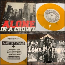 ALONE IN A CROWD s/t 7” Vinyl 300-Side By Side Judge Uppercut Government Issue