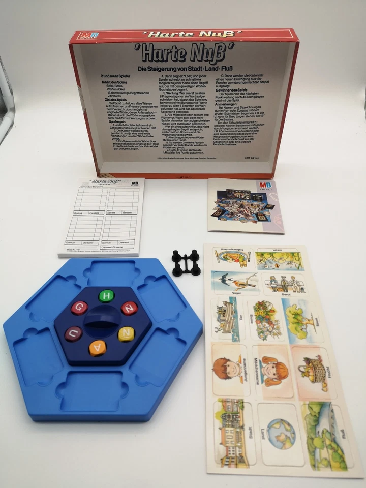 Harte Nuss - Die Steigerung von Stadt-Land-Fluss | 1985 | 80er | MB Spiele - Bild 4 von 4