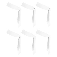 Head Ties Headbands 6 Pcs Ninja Karate Headband Sports Tie Back Light Gray