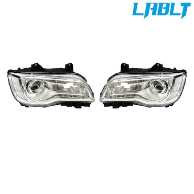 LABLT Left+Right Side Headlight Halogen For 2018-2022 Chrysler 300/2023 300 C