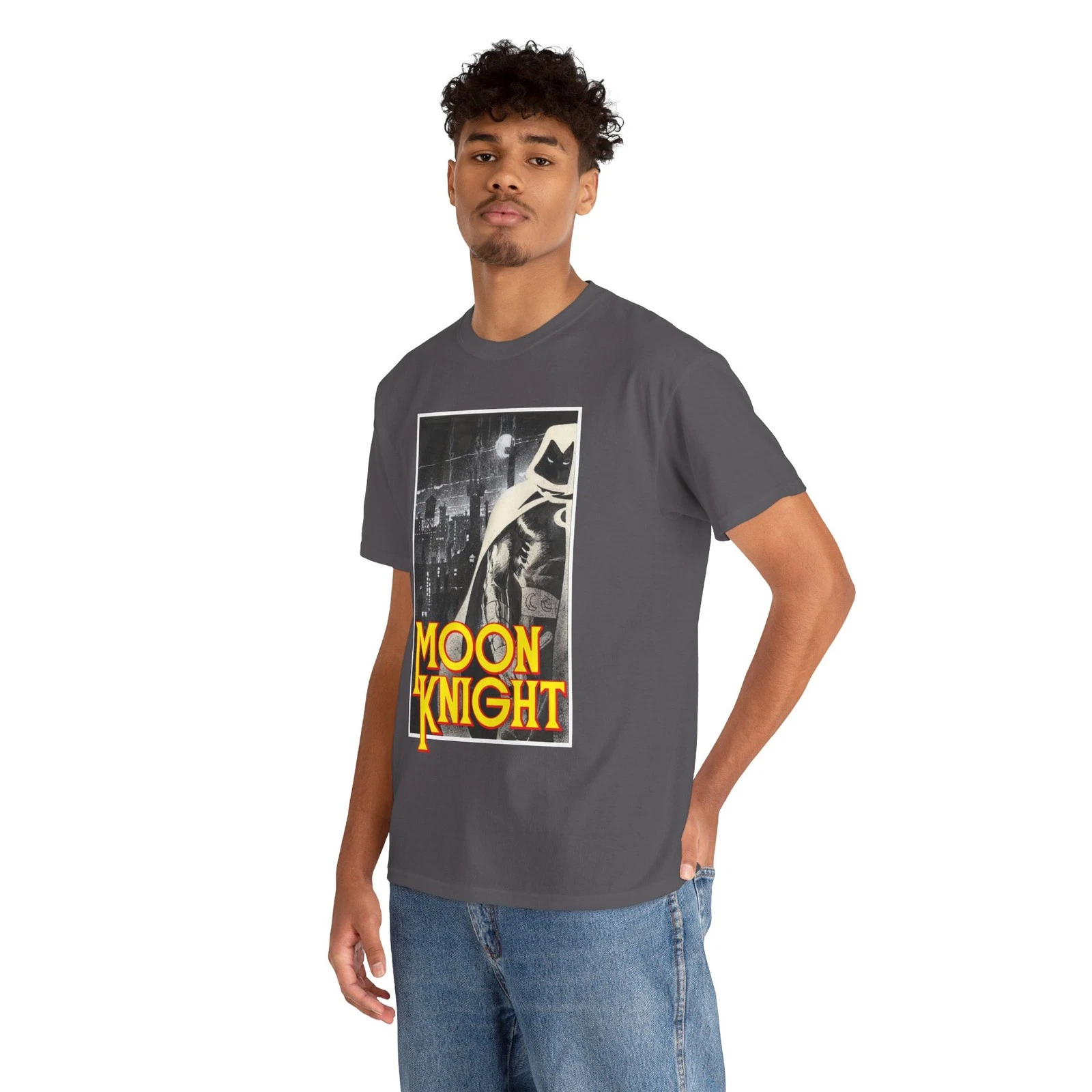 Moon Knight T-Shirt - Bill Sienkiewicz Art - Marvel Comics 1980s