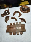 VINTAGE MARX BATTLEGROUND HARD PLASTIC INTACT TERRAIN PIECES