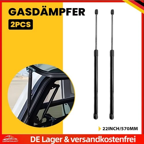 Two Piece Gas Struts 544mm Length for Ford Fiesta Mk6 Estate JA8 JR8 1523356