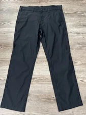 Eddie Bauer Tech Pants Black Regular Straight Fit Mens Actual 36x31