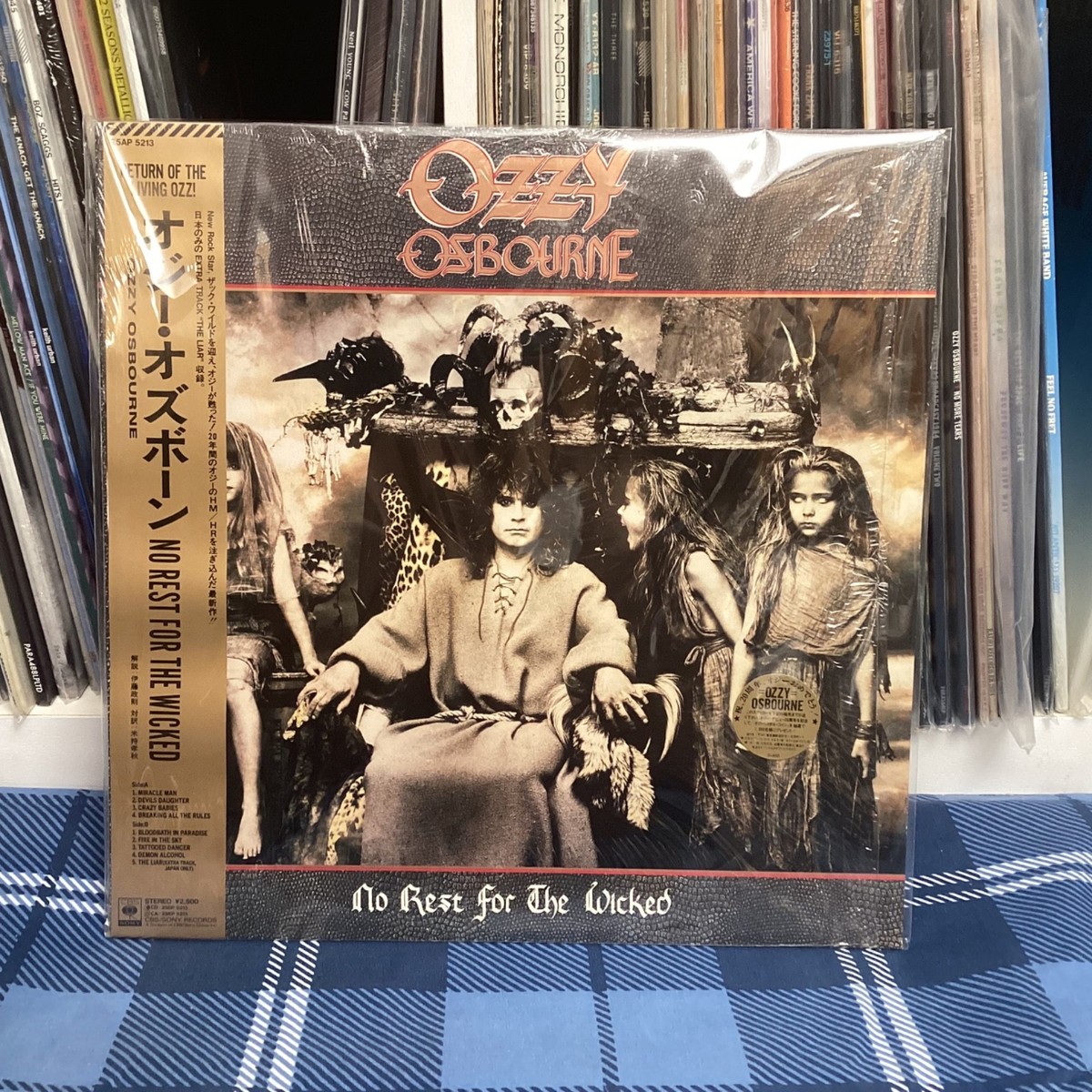 Ozzy Osbourne / No Rest For The Wicked 1988 Japanese LP CBS