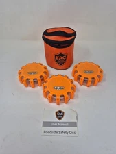 1Tac Tactical Outfitters LED Roadside Safety Light Discs 9 Settings - Brand New