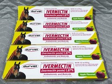 New 5 Pack Horse Dewormer Paste Apple Flavor  EXP June/2027