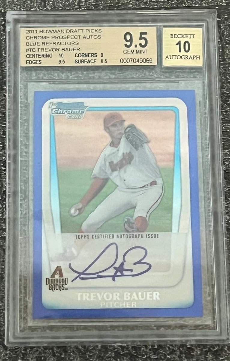 Trevor Bauer Baseball Serial Numbered Sports Trading Cards