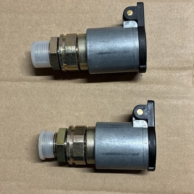 2x Hydraulikkupplung, Hydraulikkupplungsmuffe, Hydraulikanschluß Unimog, MB Trac