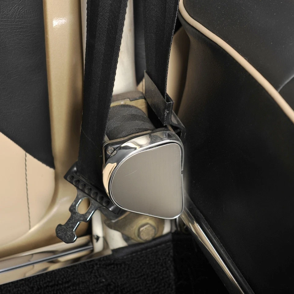 Cubierta retractora cinturón seguridad Volkswagen Beetle estándar 1974-1977 386376 Foto 2 de 2