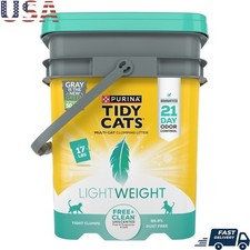 Lightweight Unscented Clumping Cat Litter 21 Day Odor Control 99.9 Dust Free New