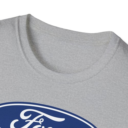 Retro Car Logo Tee, Ford Blue Oval Shirt, Vintage Auto Racing Top, Unisex - Picture 24 of 65