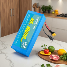 Blue 36V 10AH Battery