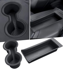 2nd Row Cup Holder Insert  Center Console Organizer for Honda Pilot 2023-2026
