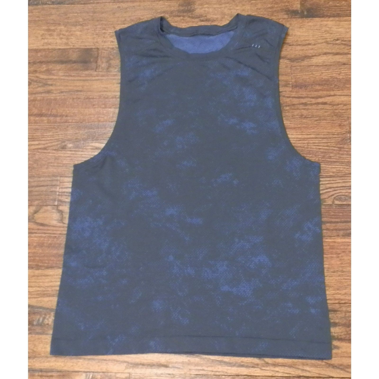 Lululemon Athletica Dark Blue Navy Speckled Tank Top Shirt Men's Size Small