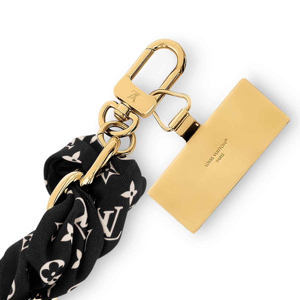 NEW Louis Vuitton Monogram Silhouette Bag Charm And Phone Strap