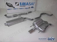 Imasaf Auspuffset Ab Kat für Opel Vectra C Sport+Gts 2.2 16V 2004-| Flex+Msd+Esd