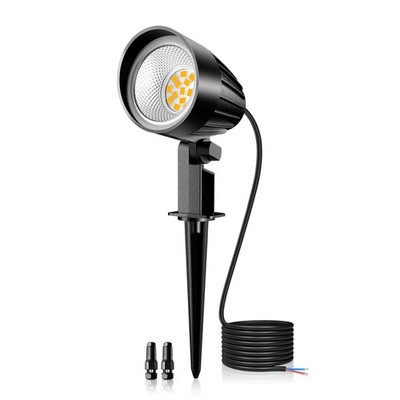 MEIKEE 7W Low Voltage Landscape Lighting with Connectors, 2700K Warm White La...