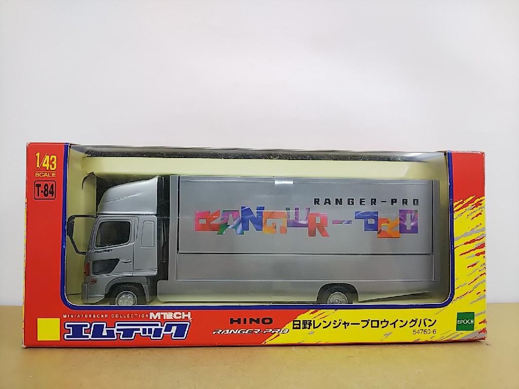 HINO RANGER-PRO WING VAN 1/43スケール M-Tech 1/43 Hino Ranger Pro Wing Van Model Minicar Rare | eBay