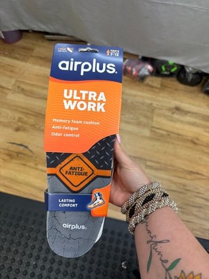 Airplus Ultra Work Insoles Memory Foam Men s 7-13 (1 Pack) New