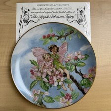 Apple Blossom FLOWER FAIRY plate Villeroy & Boch Heinrich original certificate