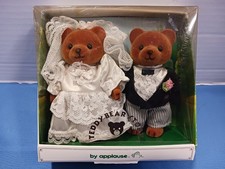 Teddy Bear Story Applause Bride Groom Mini Dolls 1986 in Box Teddy  Tammy