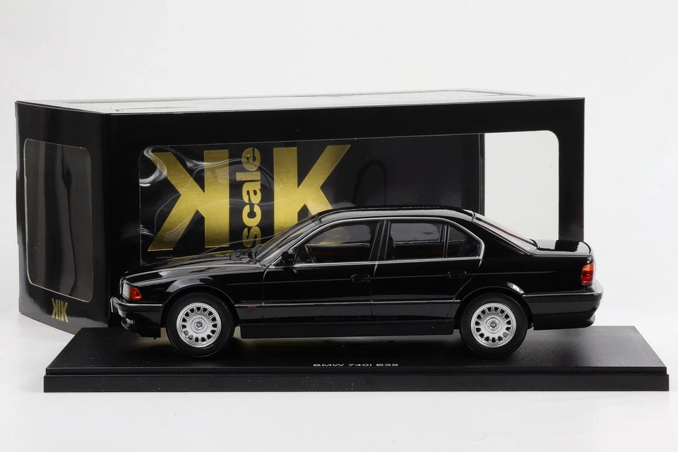 1:18 KK Scale BMW 740I E38 Serie 1 1994 Nero Metallizzato Diecast KKDC180366 - Immagine 2 di 4