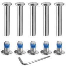 5 Sets 32Mm Inline Skate Wheels Screws, 6Mm OD Inline Skate Replacement Bearings
