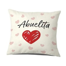 Grandparents Gifts,La Mejor Abuela Pillowcase in White Family Pillow Covers-1
