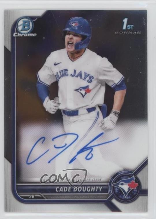 2022 Bowman Draft Chrome Draft Pick Auto Cade Doughty #CDA-CDY Auto w5b