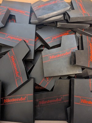 Nintendo NES Red & Black Sleeve Authentic OEM Game Case Dust Cover Vintage Great