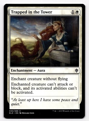 MTG Magic the Gathering Trapped in the Tower (33/533) Throne of Eldraine NM