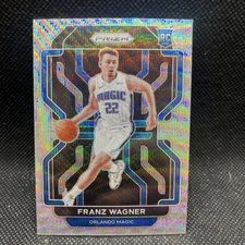 2021-22 Panini Prizm Franz Wagner Silver Wave Prizm Rookie #310 Orlando Magic
