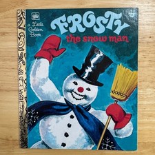 Frosty the Snowman Little Golden Book 1980 Vintage Childrens Book