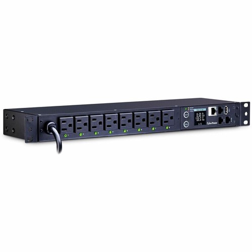 CyberPower PDU81001 Switched Metered-by-Outlet PDU, 100-120V, 15A, 8 Outlets - Picture 3 of 9