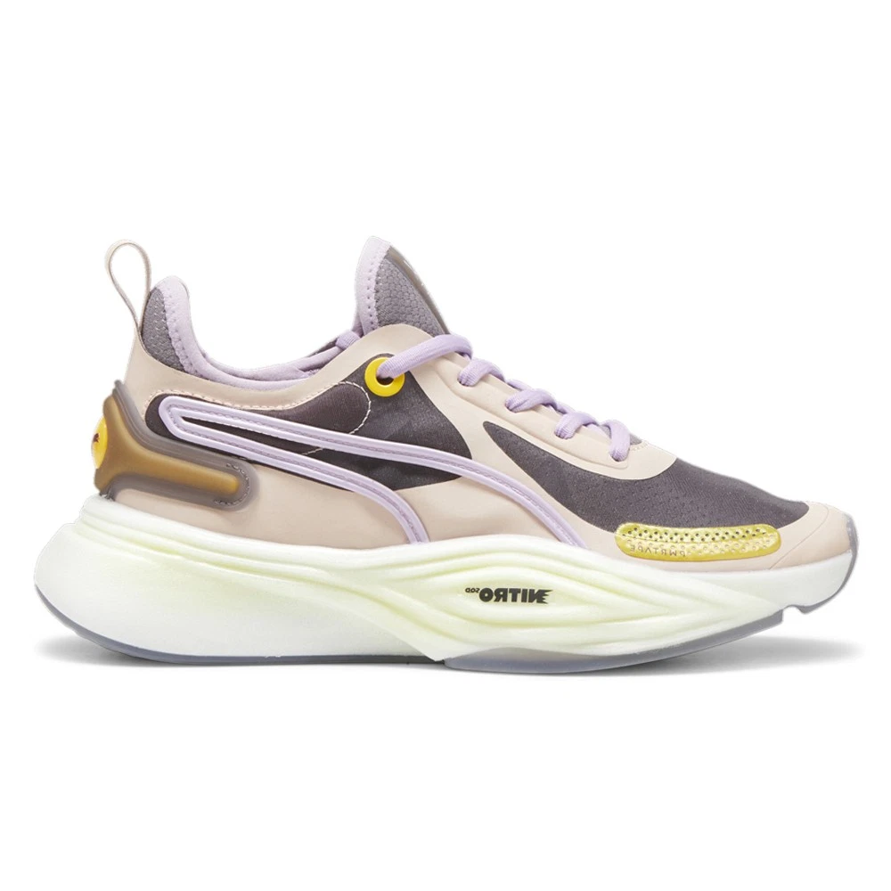 Puma Lemlem X Pwr Nitro Sqd Training Donna Beige Viola Sneakers Atletiche Sho