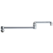 Chicago Faucet Double Jointed Spout, Brass DJ18JKABCP Chicago Faucet DJ18JKABCP