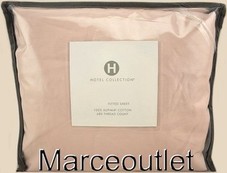 Hotel Collection 680 Thread Count Cotton QUEEN Fitted Sheet Rosewater