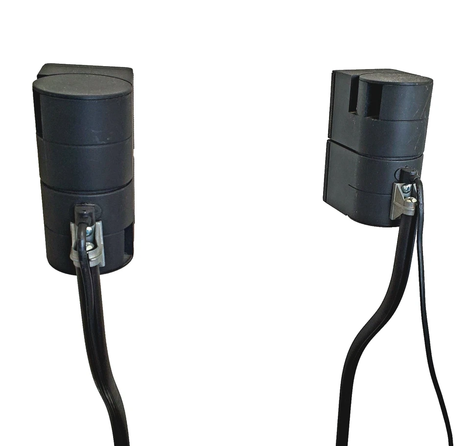 2 Bose Double Cube Mini Speakers & Stands Black DoubleShot Lifestyle Acoustimass - Image 4 of 4