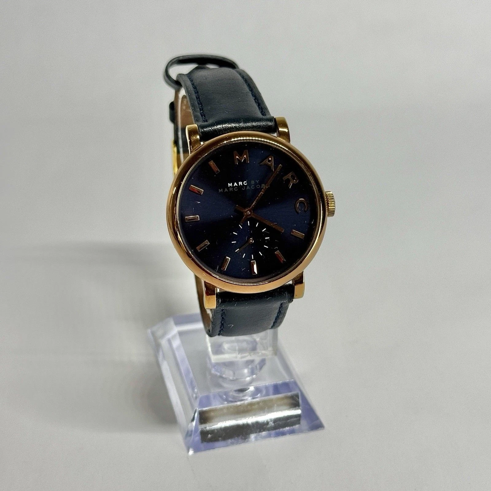 MARC JACOBS MBM1329 Gold Tone Analog Quartz Women Vintage Watch W447 *WORKING